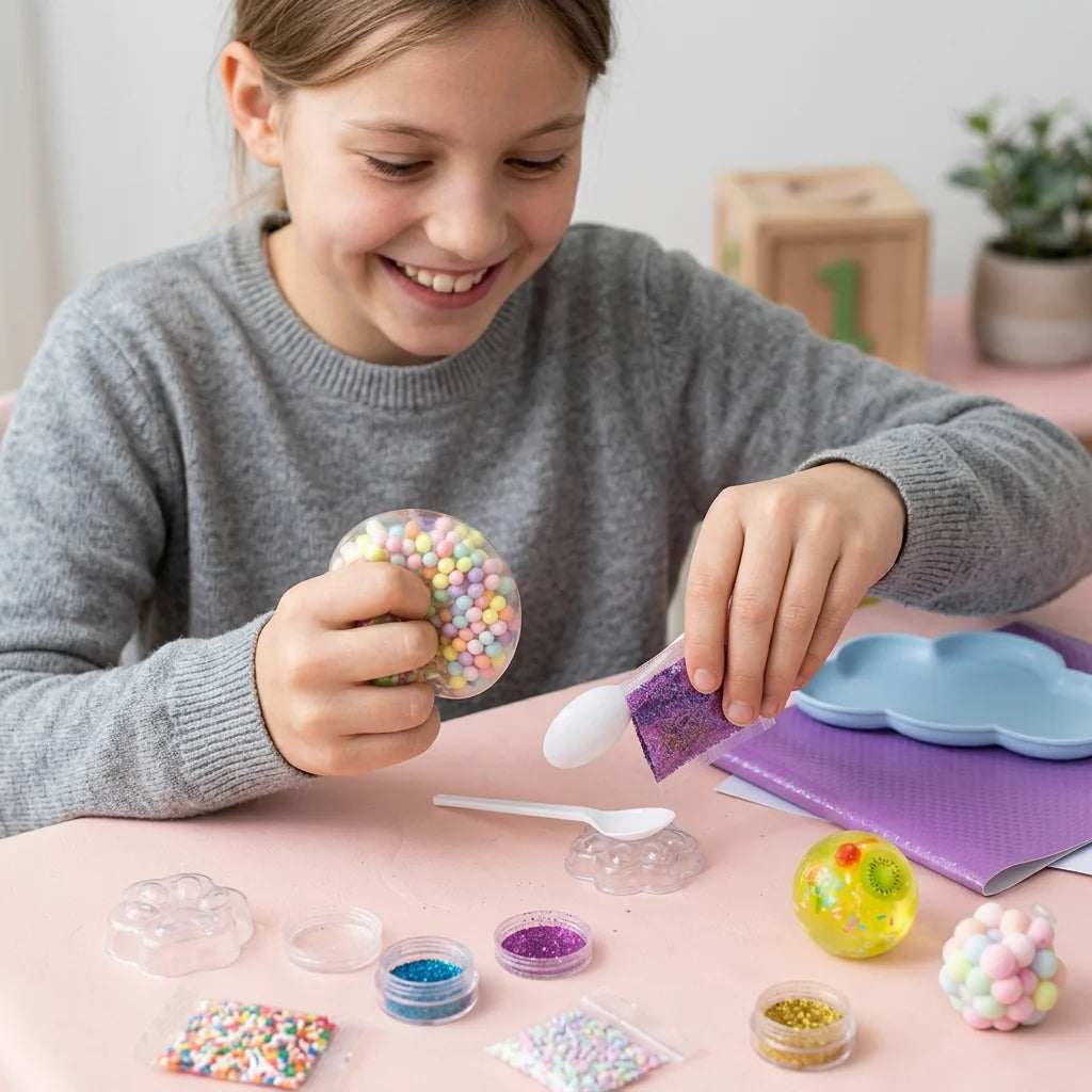 DIY Stress Ball Kit Customizable Sensory Craft