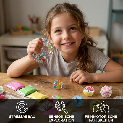 DIY Stress Ball Kit Customizable Sensory Craft