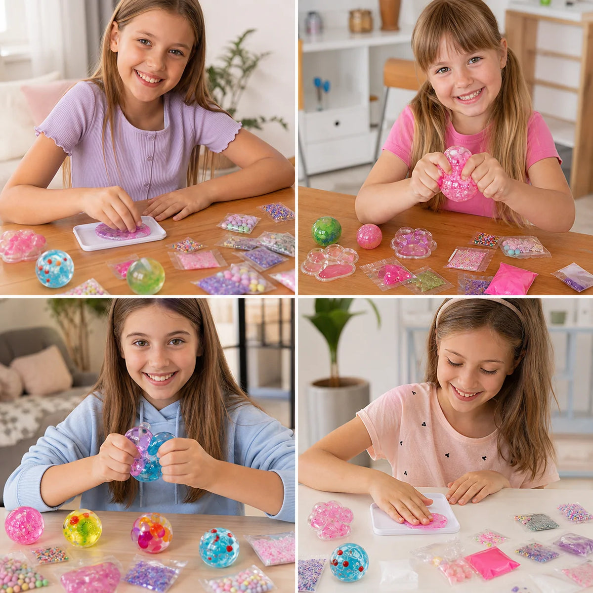 DIY Stress Ball Kit Customizable Sensory Craft