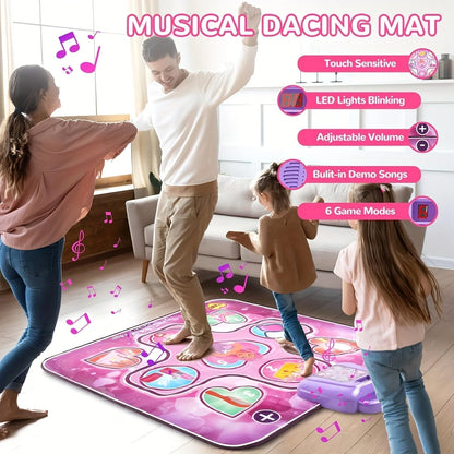 Dance Mat Musical Scoring Screen-Free Active Play