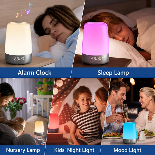 Daylight Alarm Clock Sunrise Simulation & Gentle Tone