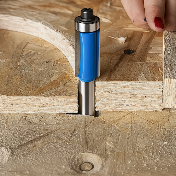 Deburring Bit Set Dual Bearing 1/4 Inch Shank