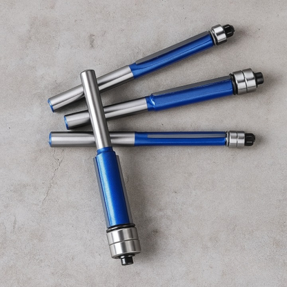 Deburring Bit Set Dual Bearing 1/4 Inch Shank