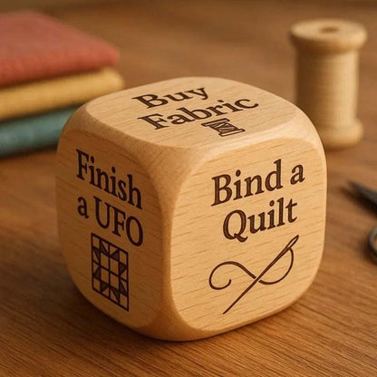 Decision Dice Laser-Engraved Natural Wood