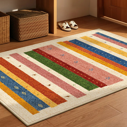 Decorative Rug Colorful Non-Slip Easy-Care Surface