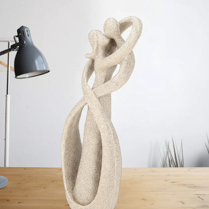 Decorative Sculpture Abstract Couple Design Resin Indoor Decor