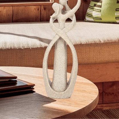 Decorative Sculpture Abstract Couple Design Resin Indoor Decor