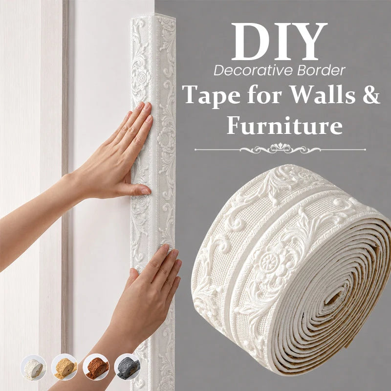 Decorative Trim Self-Adhesive Flexible 33 Ft Roll