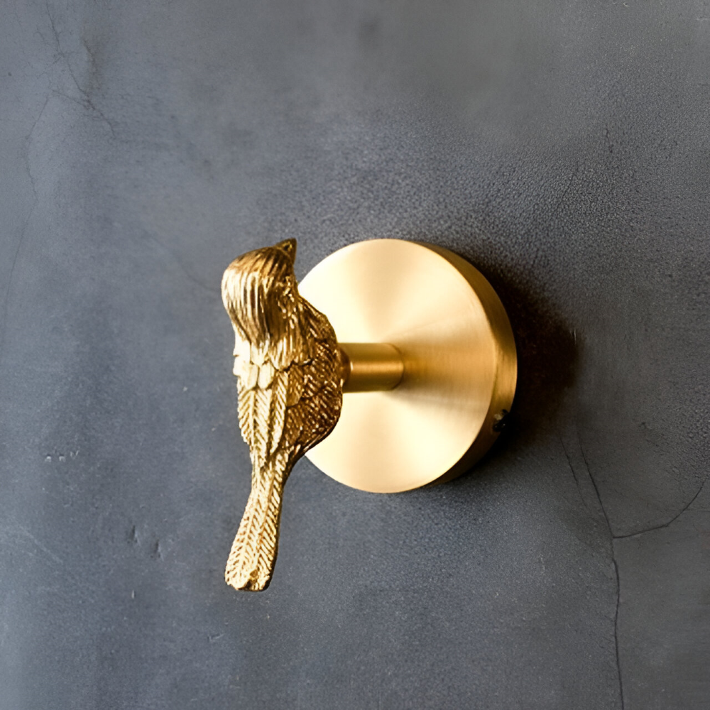 Decorative Wall Hook Three-Dimensional Animal Head Solid Copper