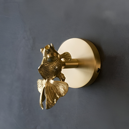 Decorative Wall Hook Three-Dimensional Animal Head Solid Copper