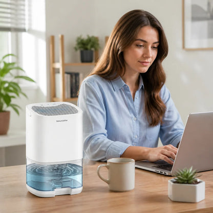 Dehumidifier & Air Purifier 2-In-1 Quiet Auto Shut-Off