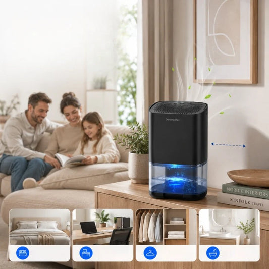 Dehumidifier Quiet & Compact 1L Tank