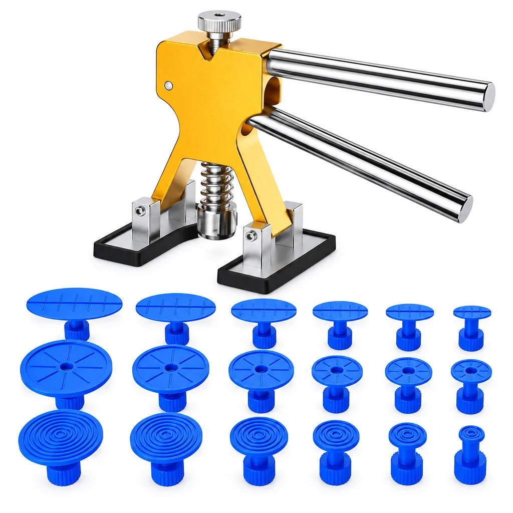 Dent Repair Tool Adjustable Stainless Steel Frame Silicone Base