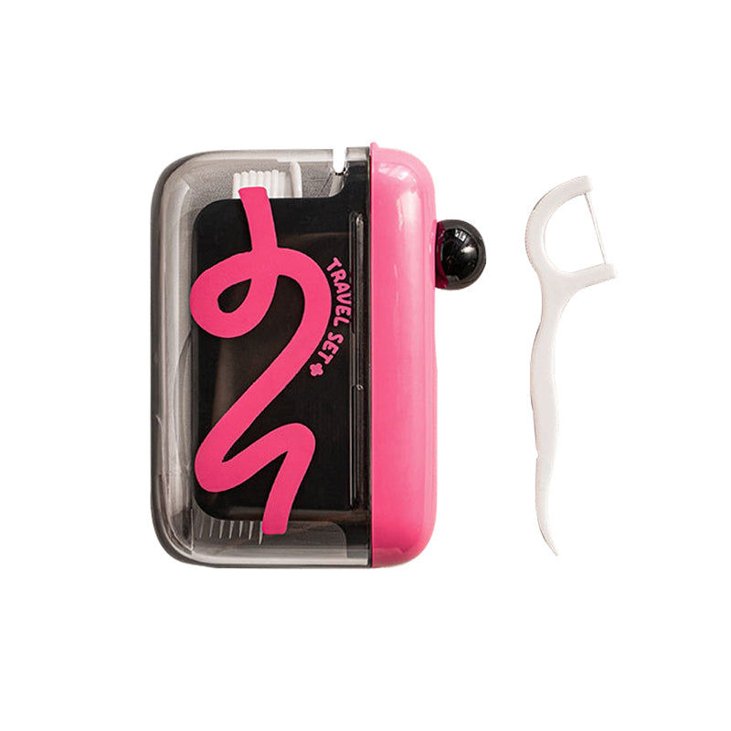 Dental Floss Dispenser Push-Button Dustproof Refillable