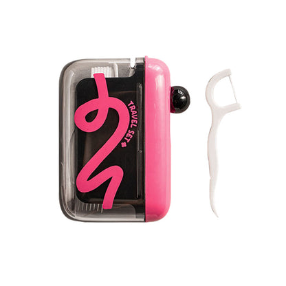 Dental Floss Dispenser Push-Button Dustproof Refillable