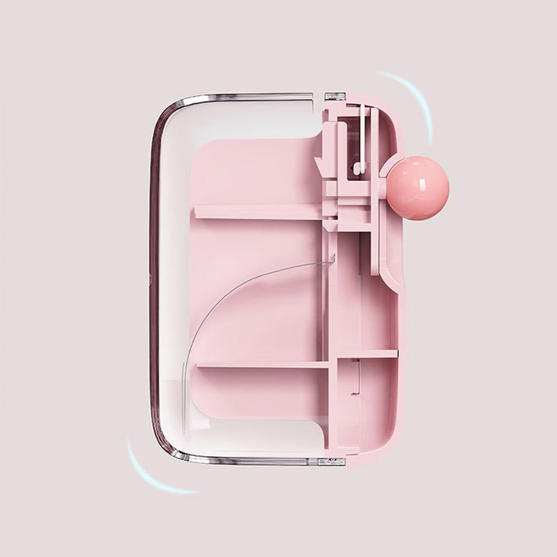 Dental Floss Dispenser Push-Button Dustproof Refillable