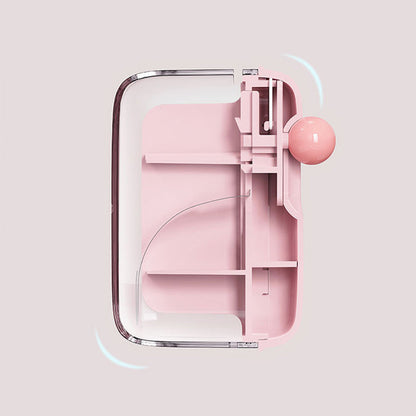 Dental Floss Dispenser Push-Button Dustproof Refillable
