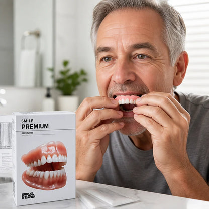 Denture Set Boil-and-Bite Upper & Lower Pair