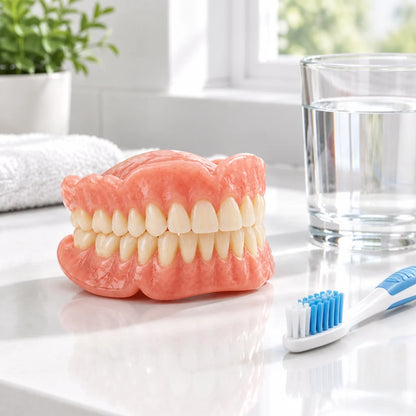 Denture Set Heat-Forming Custom Fit Adhesive-Free