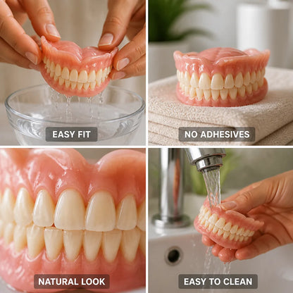 Denture Set Heat-Forming Custom Fit Adhesive-Free