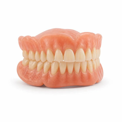 Denture Set Heat-Molded Custom Fit Adhesive-Free Suction Hold