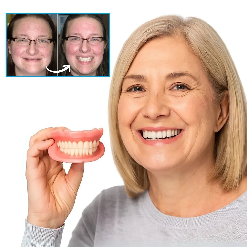 Denture Set Warm Water Reshapable Upper & Lower