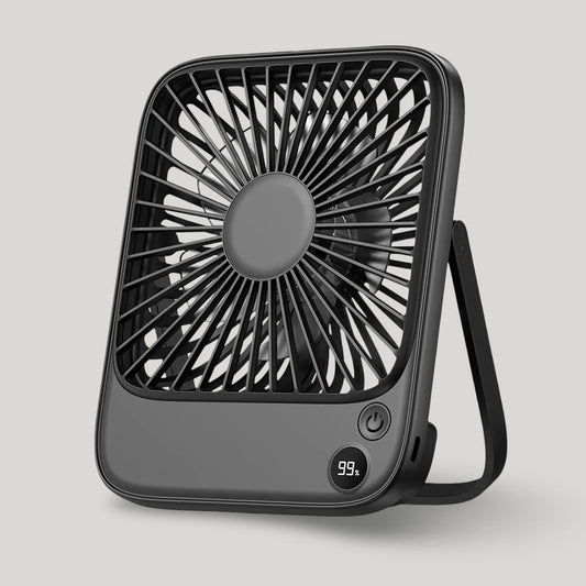 Desk Fan Foldable USB Rechargeable & Whisper-Quiet