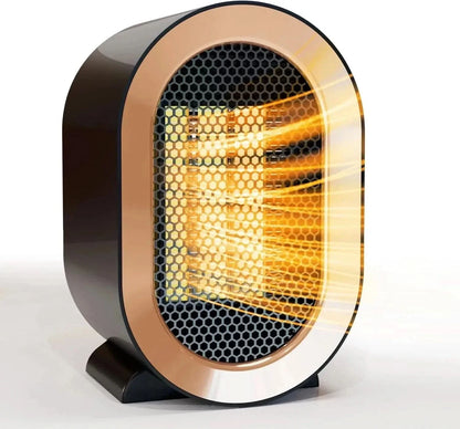 Desk Heater PTC Ceramic Fast Heat Tip-Over Protection