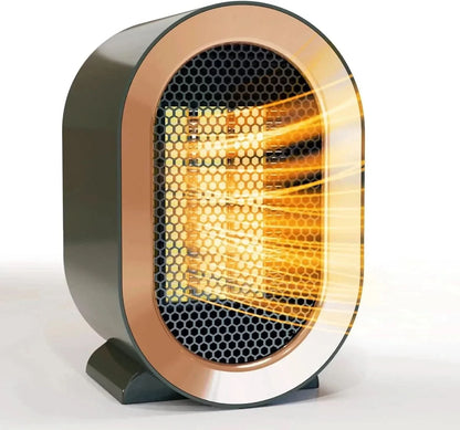 Desk Heater PTC Ceramic Fast Heat Tip-Over Protection