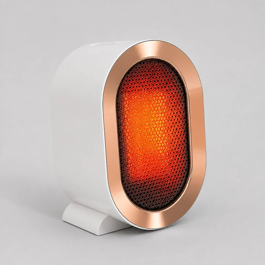 Desk Heater PTC Ceramic Fast Heat Tip-Over Protection