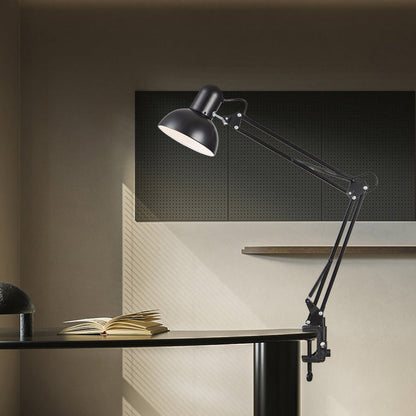 Desk Lamp Adjustable Arm & Clamp Space-Saving