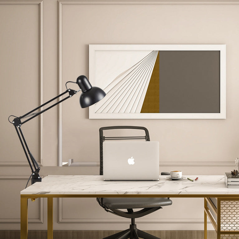 Desk Lamp Adjustable Arm & Clamp Space-Saving