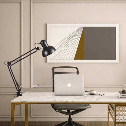 Desk Lamp Adjustable Arm & Clamp Space-Saving