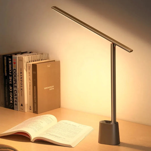 Desk Lamp Stepless Dimming Foldable Rechargeable 13-Hour Battery