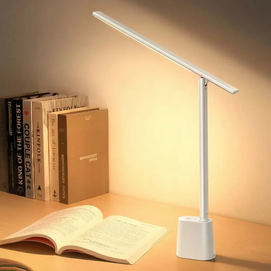 Desk Lamp Stepless Dimming Foldable Rechargeable 13-Hour Battery