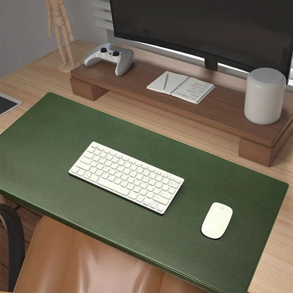 Desk Mat PU Leather Integrated Wrist Rest