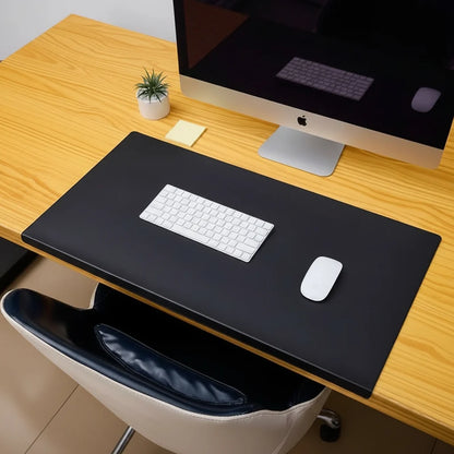 Desk Mat PU Leather Integrated Wrist Rest