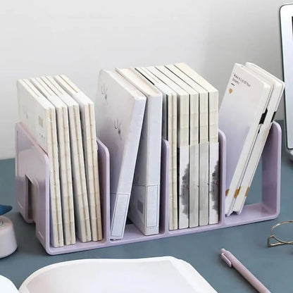 Desk Organizer Four Extra-Large Compartments Vertical Or Horizontal