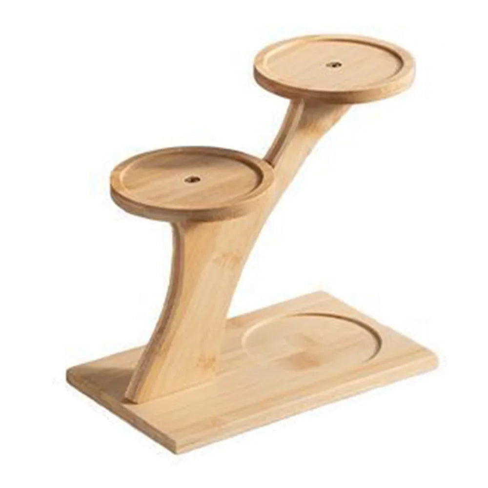 Desktop Plant Stand Bamboo Multi-Level
