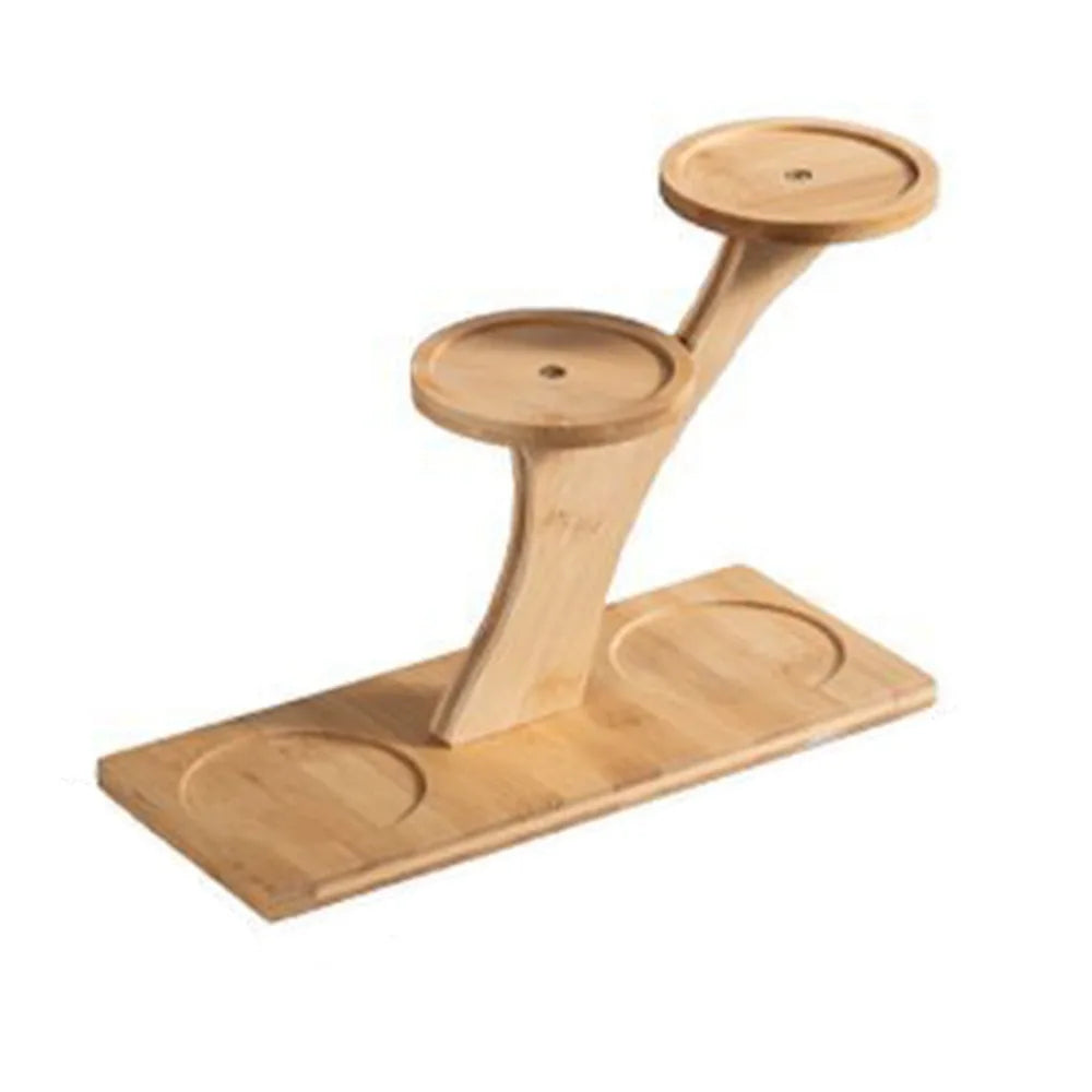 Desktop Plant Stand Bamboo Multi-Level