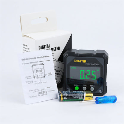 Digital Angle Gauge Magnetic Base & Locking 0.2 Degree Accuracy