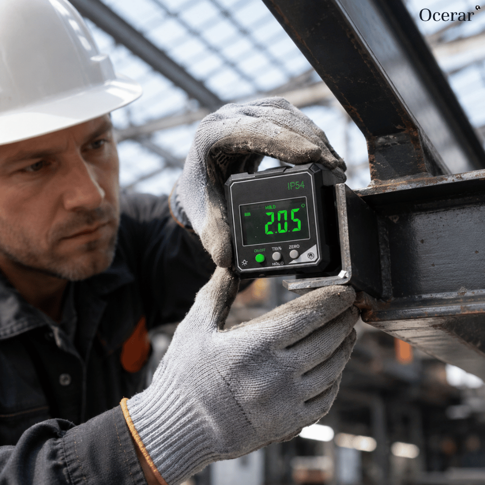 Digital Angle Gauge Magnetic Base & Locking 0.2 Degree Accuracy