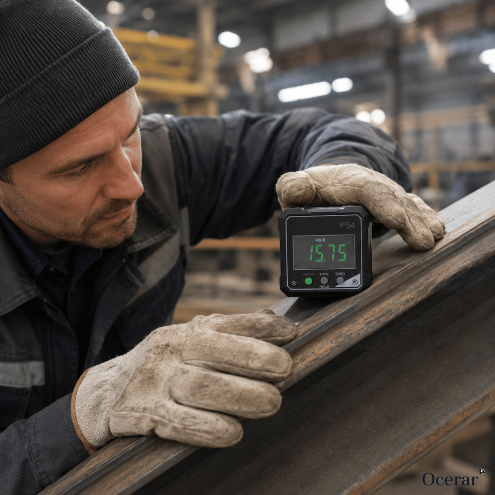 Digital Angle Gauge Magnetic Base & Locking 0.2 Degree Accuracy