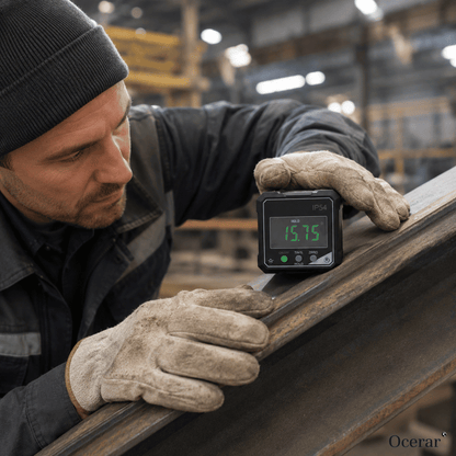 Digital Angle Gauge Magnetic Base & Locking 0.2 Degree Accuracy