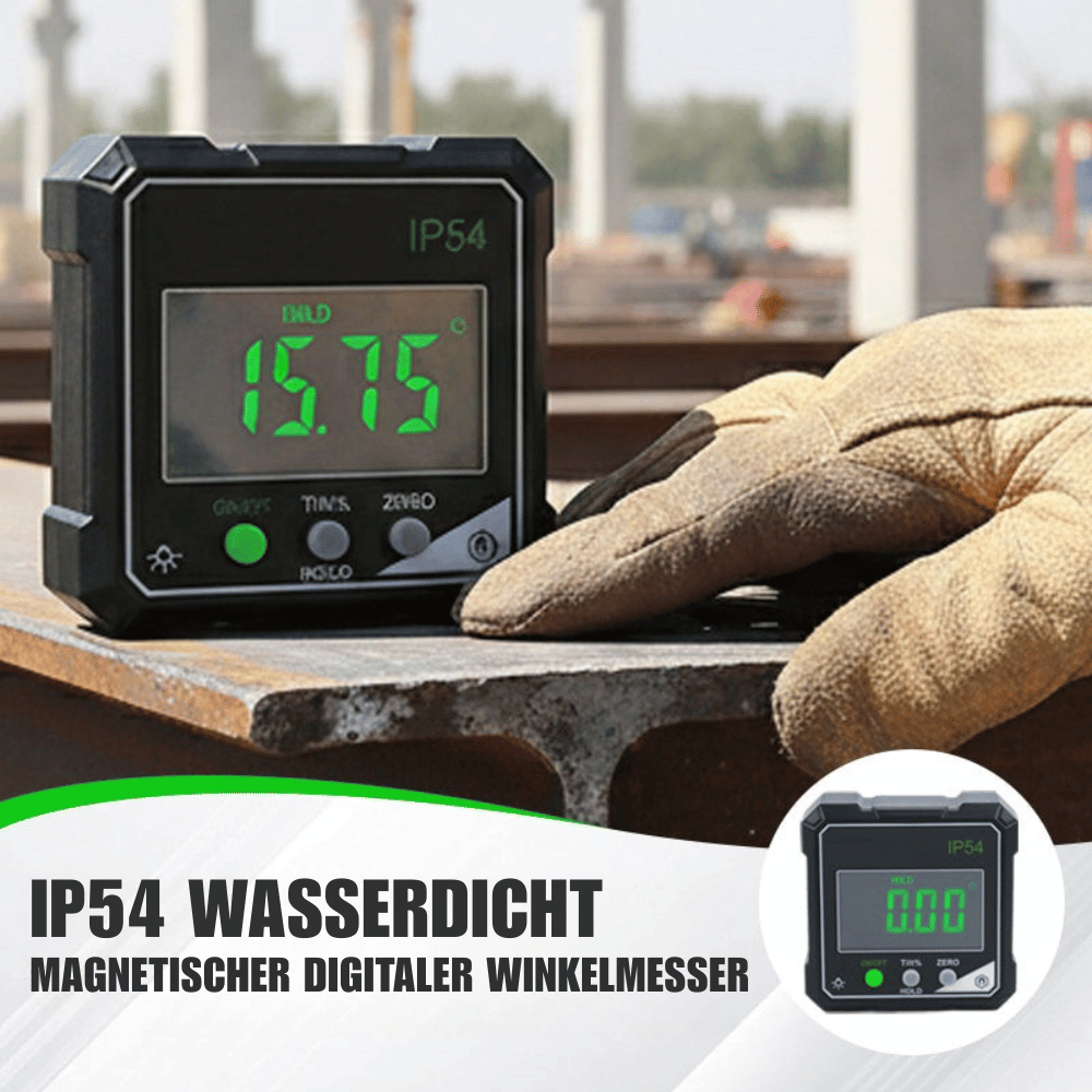 Digital Angle Gauge Magnetic Base & Locking 0.2 Degree Accuracy