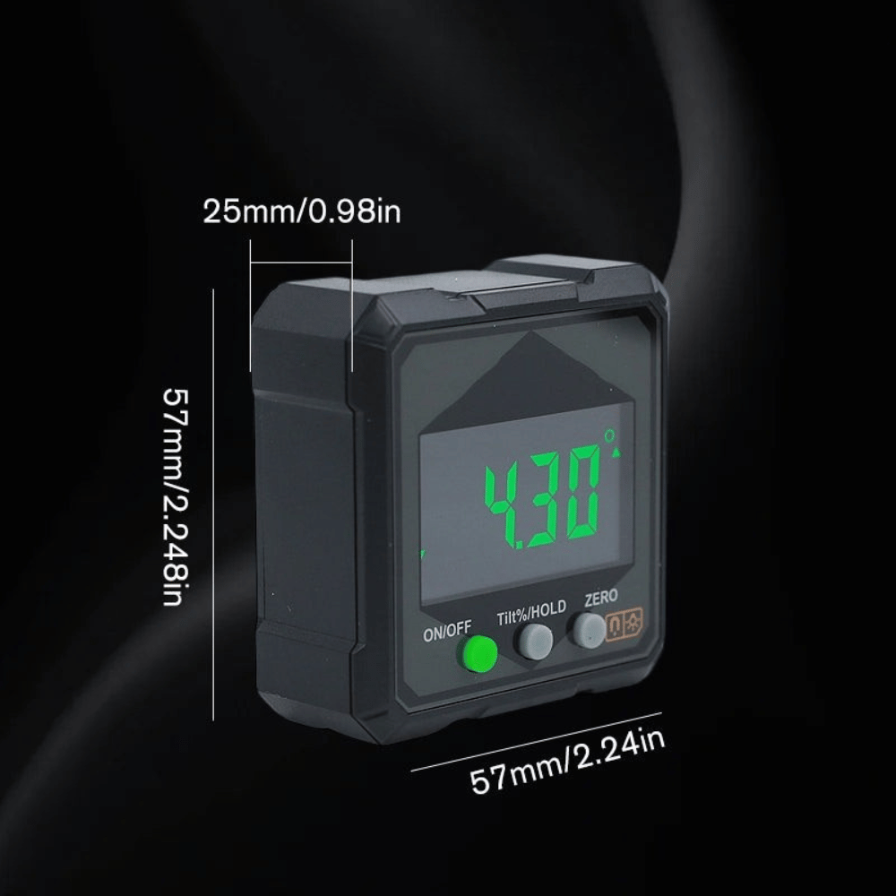 Digital Angle Gauge Magnetic Base & Locking 0.2 Degree Accuracy