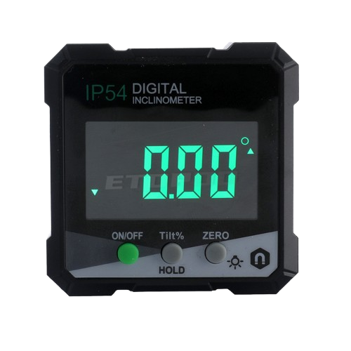 Digital Angle Meter Magnetic Base & Auto-Rotating Display