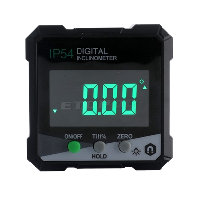 Digital Angle Meter Magnetic Base & Auto-Rotating Display