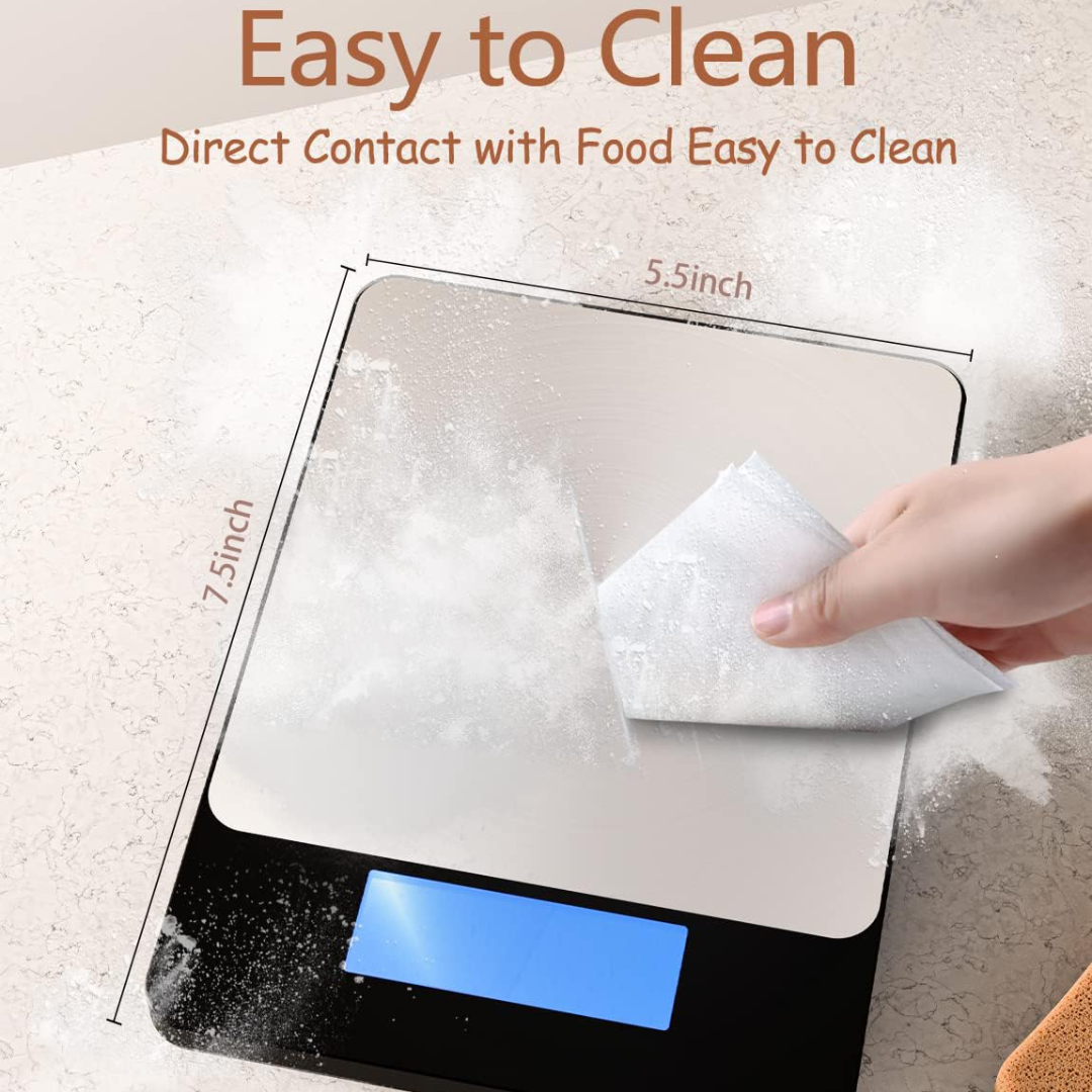 Digital Kitchen Scale 15 kg Backlit LCD & Tare