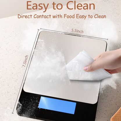 Digital Kitchen Scale 15 kg Backlit LCD & Tare